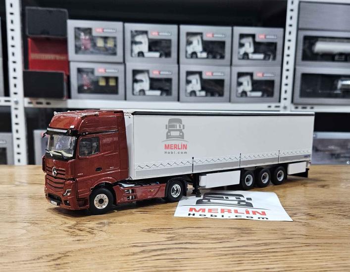 1/50 - Mercedes ACTROS L MP5  4X2 + Schmitz Tenteli  Trailer