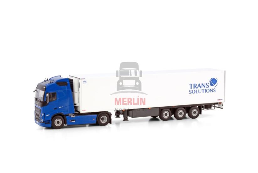 1/50 ’’Trans Solutions; VOLVO FH5 GLOBETROTTER 4X2 REEFER TRAILER - 3 AXLE’’