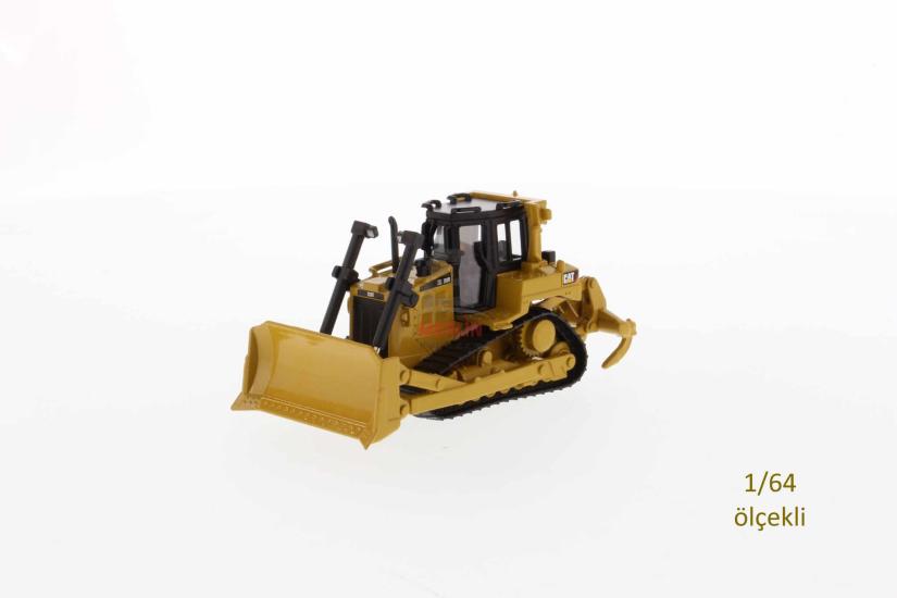 1/64 Ölçek, Cat D6R Dozer, Sergilemeye Hazır Metal İş Makinası Modeli
