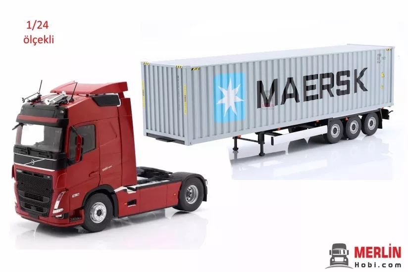 1/24 Scania FH5 XL 500 + Maersk Konteyner Treyler – Solido