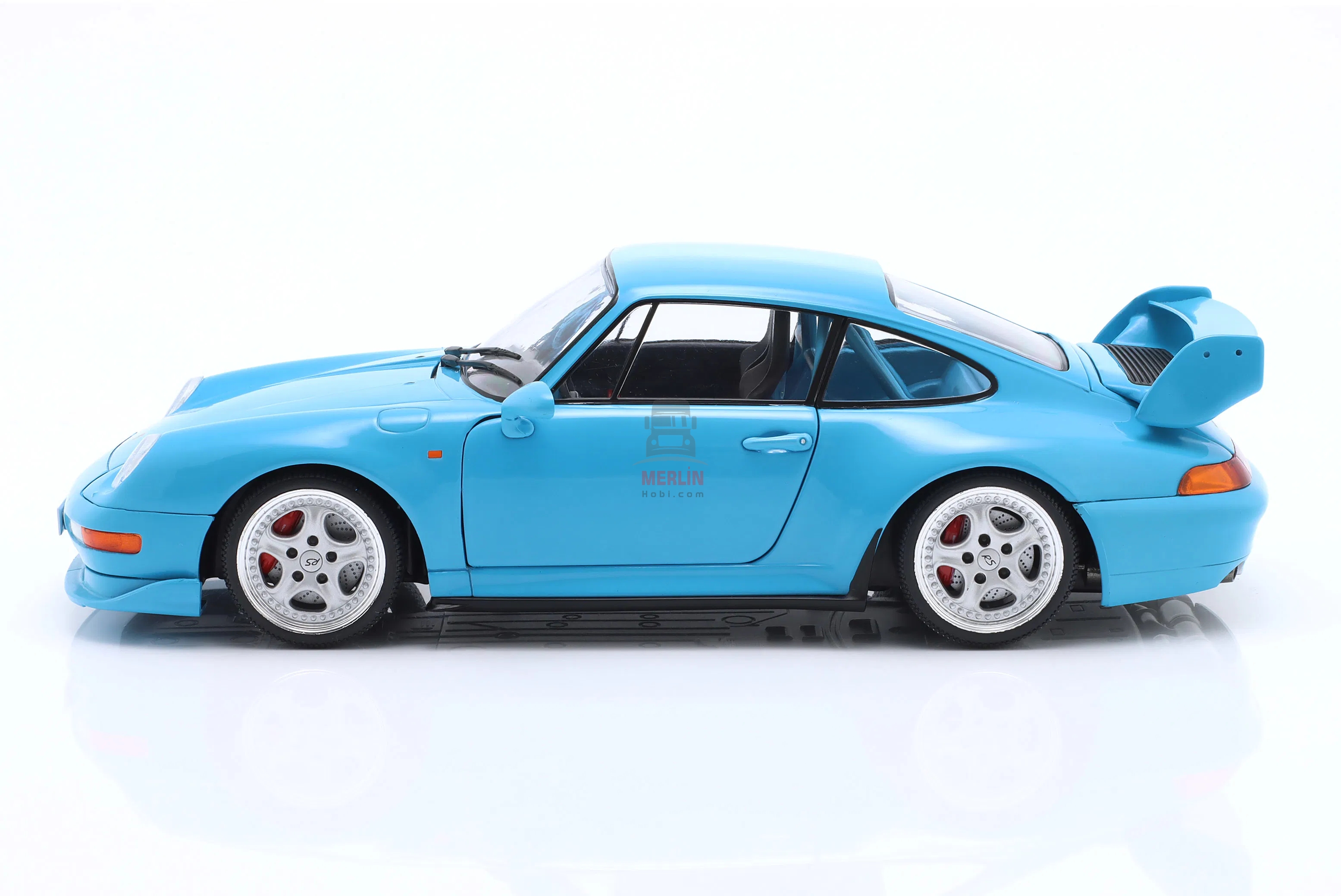 Solido 1/18 Scale Porsche 911 (993) Clubsport – Riviera Blue – 1997