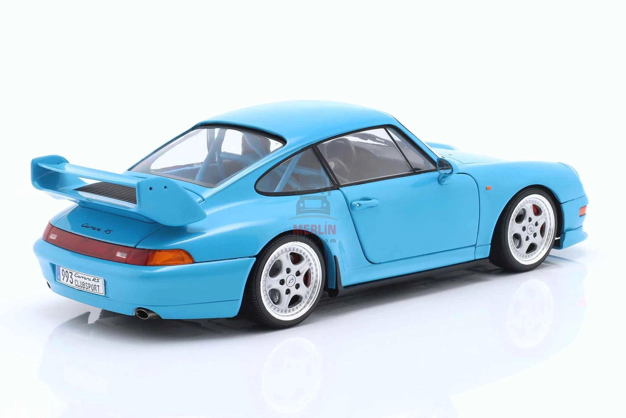 Solido 1/18 Scale Porsche 911 (993) Clubsport – Riviera Blue – 1997