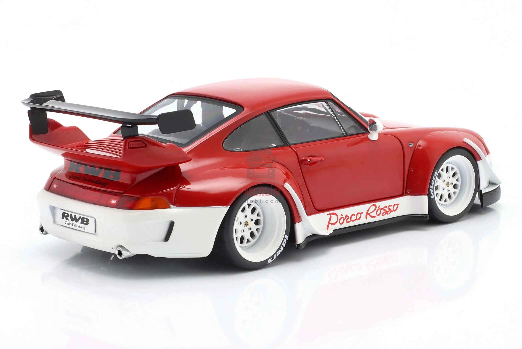 Solido 1/18 Scale S1808505 - Porsche RWB Bodykit PORCO ROSSO – 2020