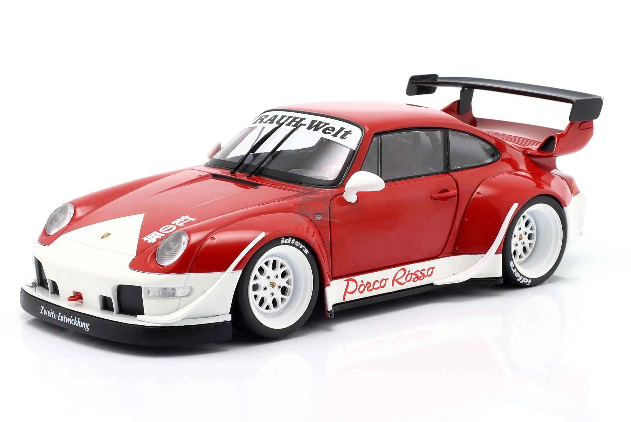 Solido 1/18 Scale S1808505 - Porsche RWB Bodykit PORCO ROSSO – 2020