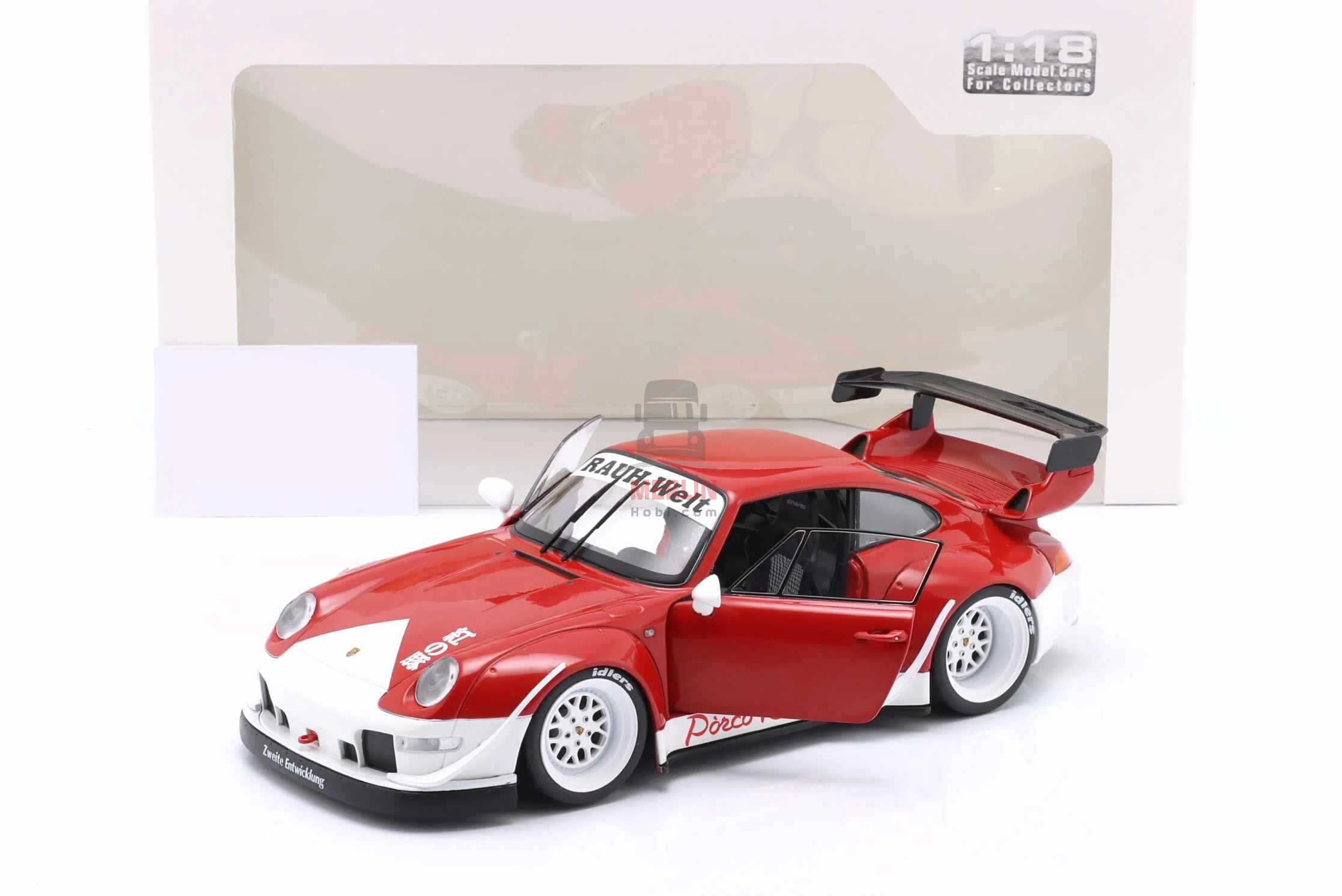 Solido 1/18 Scale S1808505 - Porsche RWB Bodykit PORCO ROSSO – 2020