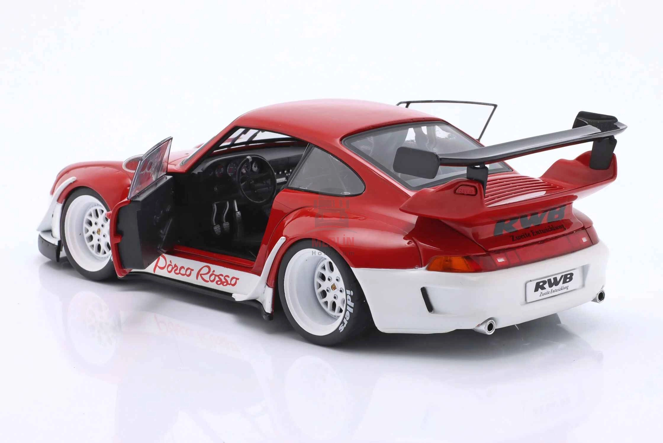 Solido 1/18 Scale S1808505 - Porsche RWB Bodykit PORCO ROSSO – 2020