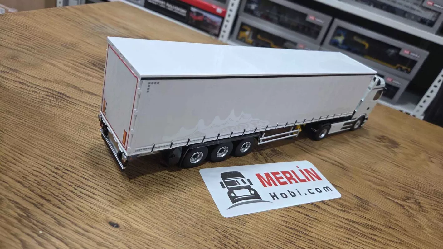 1/43  Mercedes Benz EActros 2026 + Tenteli  Dorseli  - PRO Kabin Beyaz - Eligor