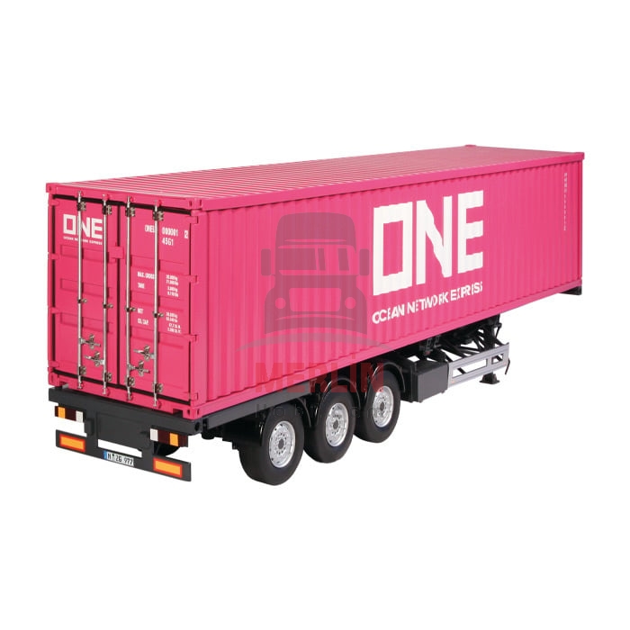 1/18 - Trailer EU & 40 Ft Container ’’ONE magenta’’ -Nzg