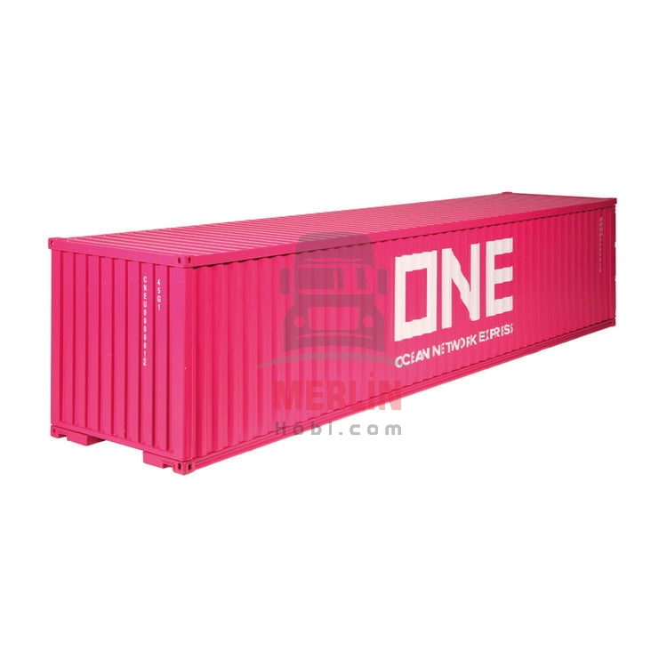 1/18 - Trailer EU & 40 Ft Container ’’ONE magenta’’ -Nzg