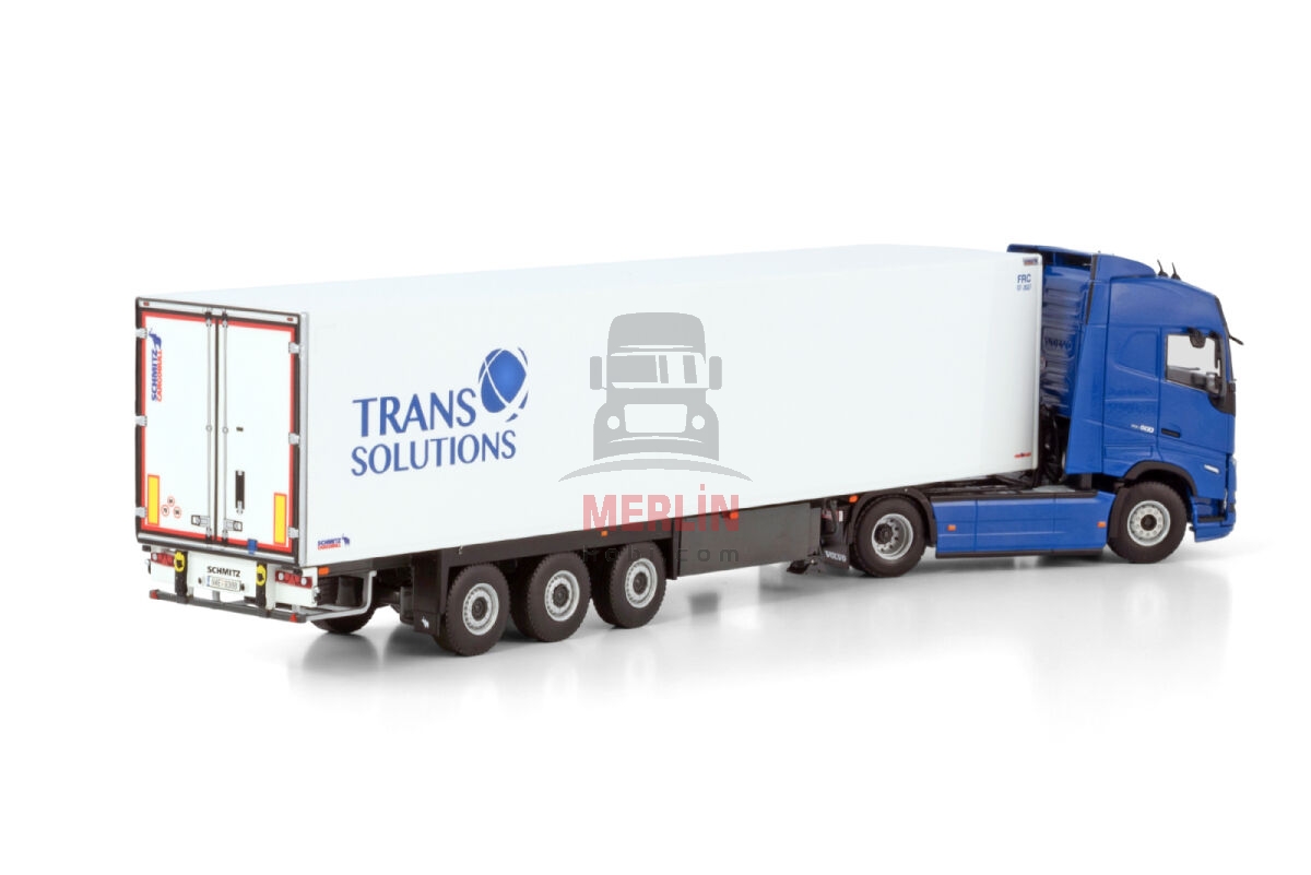 1/50 ’’Trans Solutions; VOLVO FH5 GLOBETROTTER 4X2 REEFER TRAILER - 3 AXLE’’
