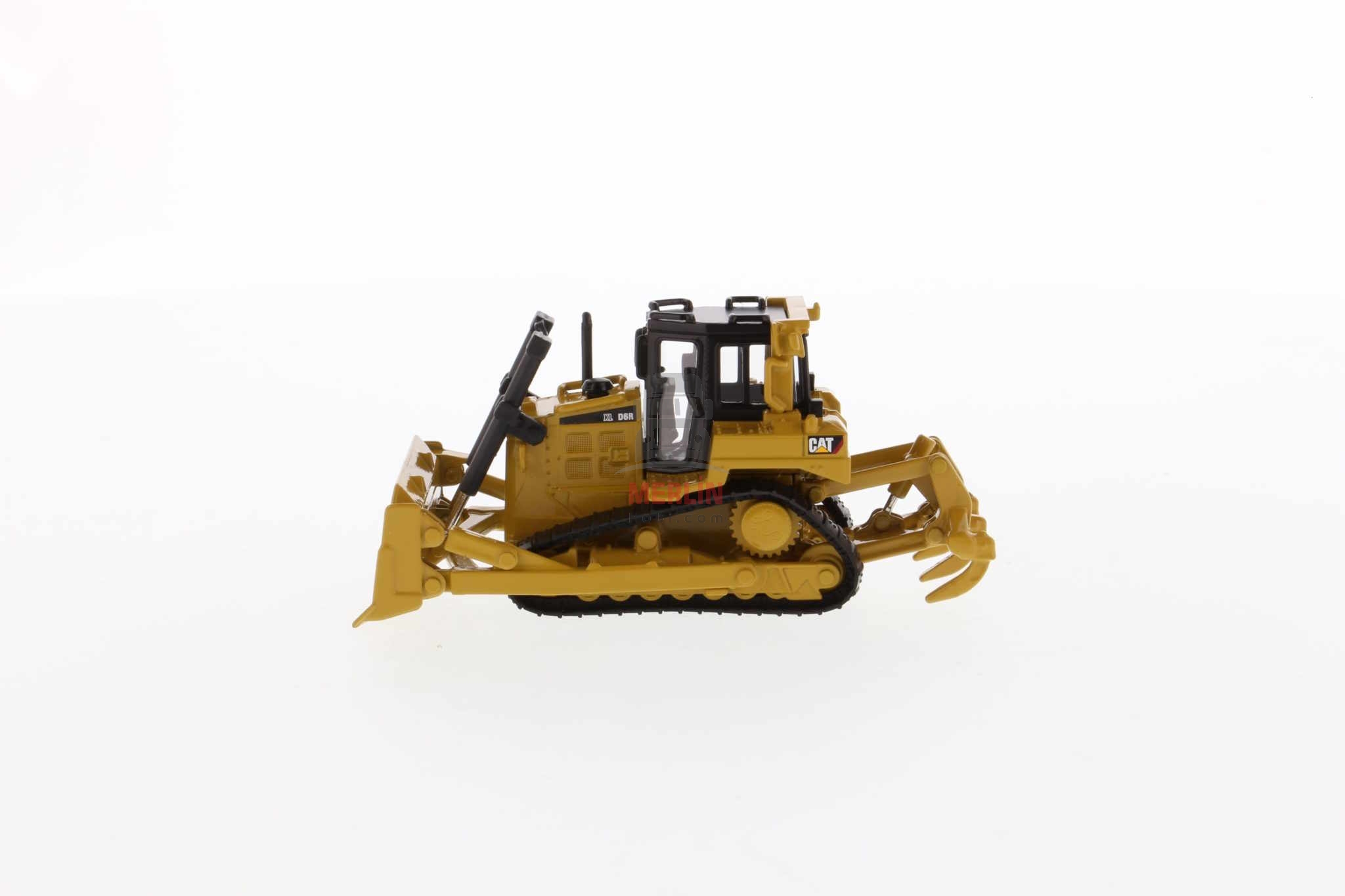 1/64 Scale, Cat D6R Dozer, Display-Ready Metal Construction Machine Model