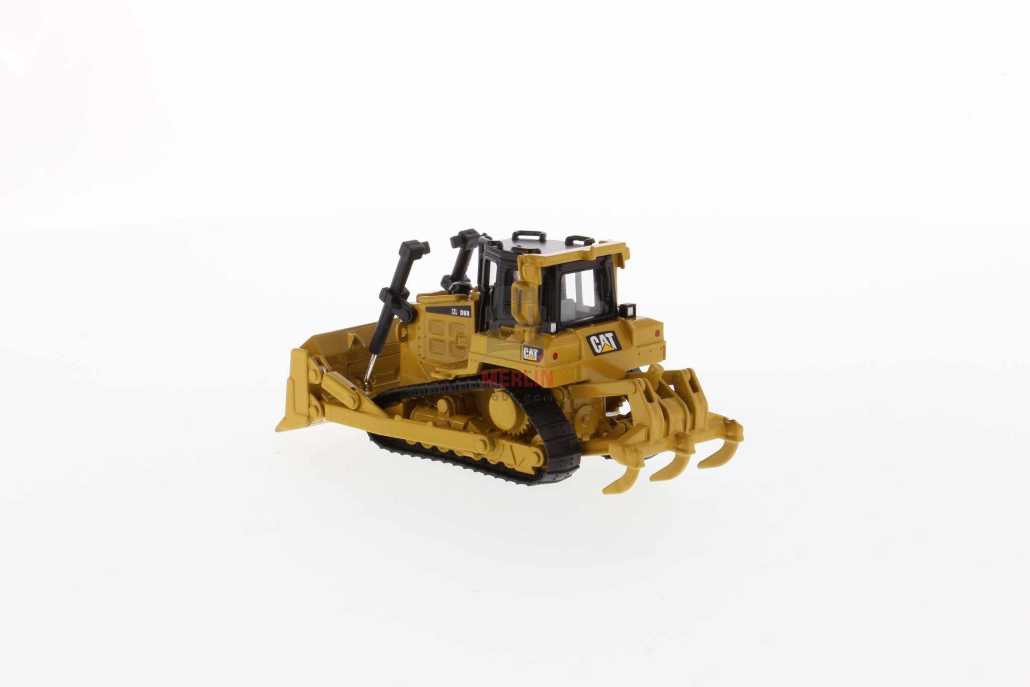 1/64 Scale, Cat D6R Dozer, Display-Ready Metal Construction Machine Model
