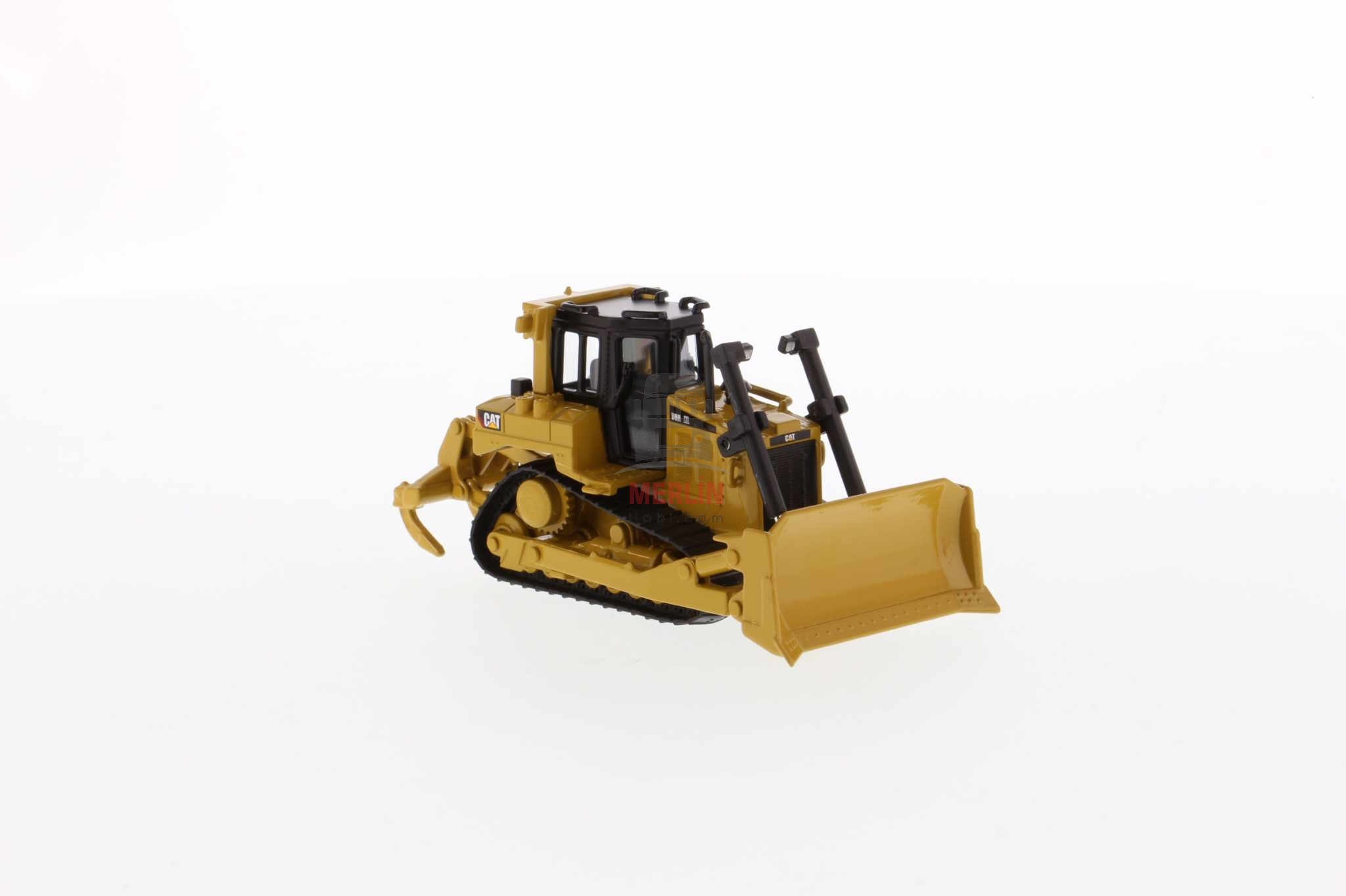 1/64 Scale, Cat D6R Dozer, Display-Ready Metal Construction Machine Model