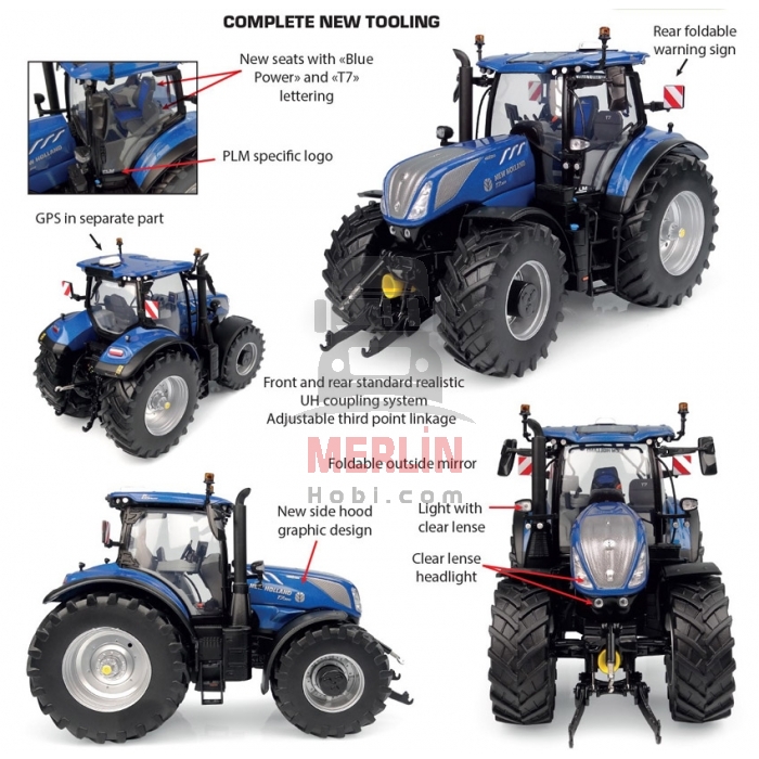 1/32 NEW HOLLAND T7.300 ’’Blue Power’’  Traktör