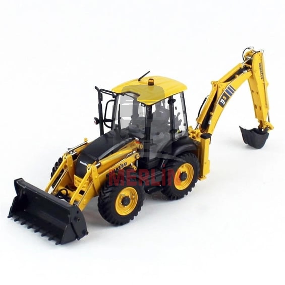 1/50 KOMATSU WB97S-8 4WD BACKOE LODER