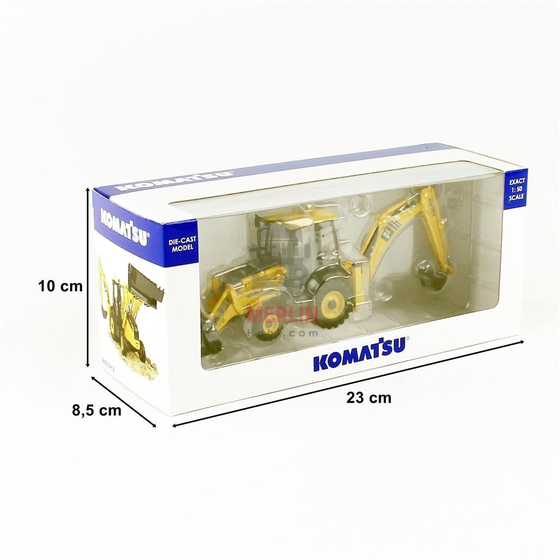 1/50 Ölçek, Komatsu WB93-R 2WD Backhoe Loder,