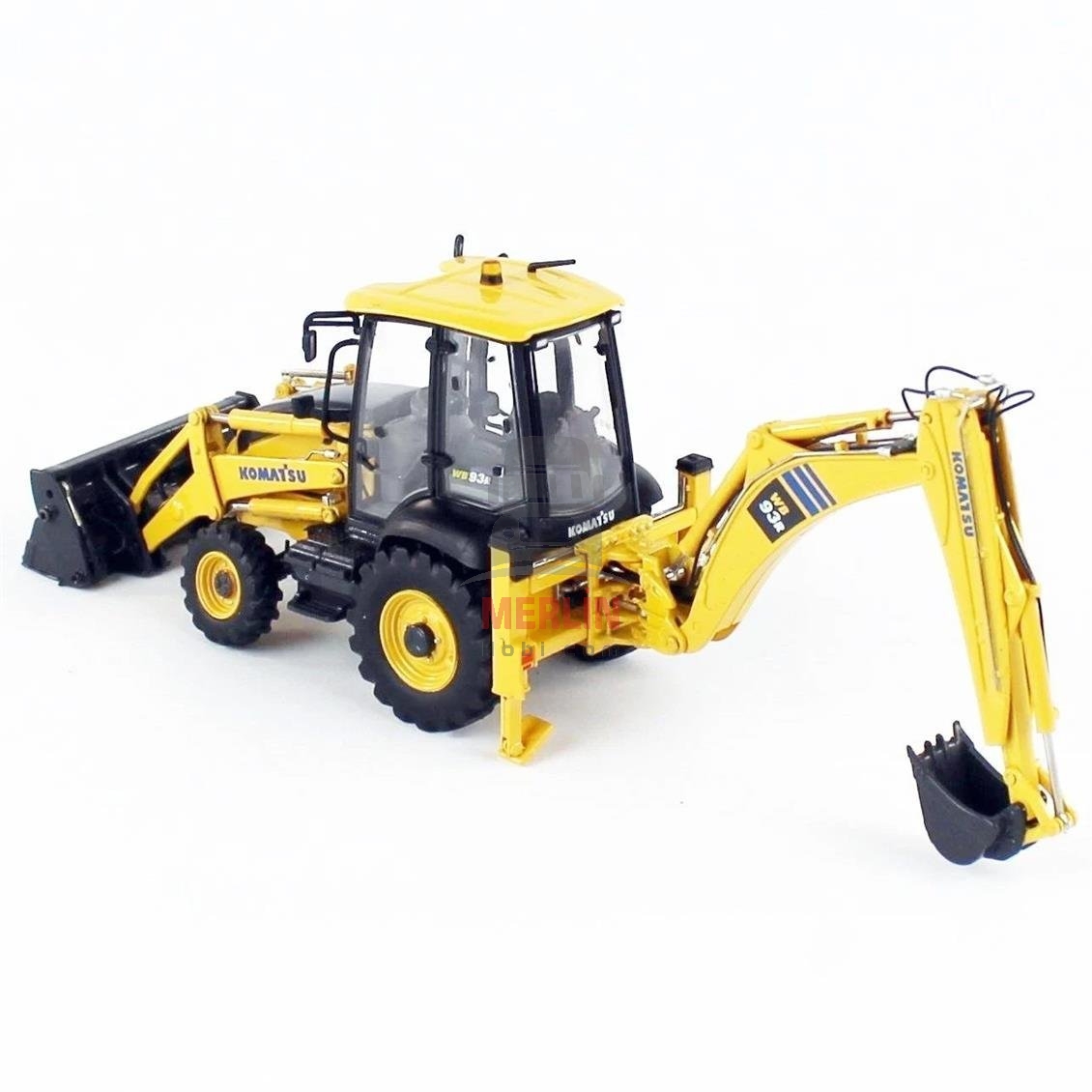 1/50 Ölçek, Komatsu WB93-R 2WD Backhoe Loder,