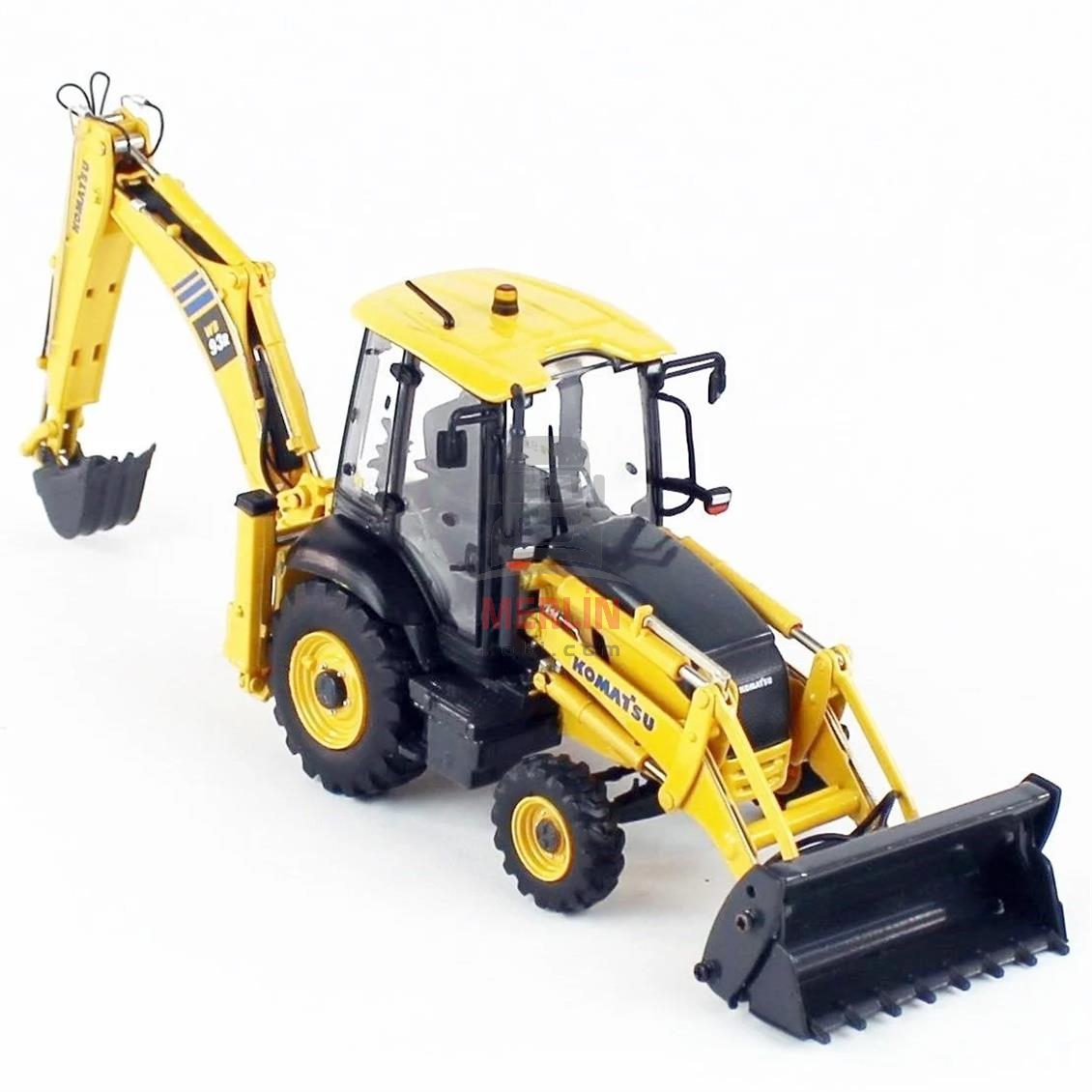 1/50 Ölçek, Komatsu WB93-R 2WD Backhoe Loder,