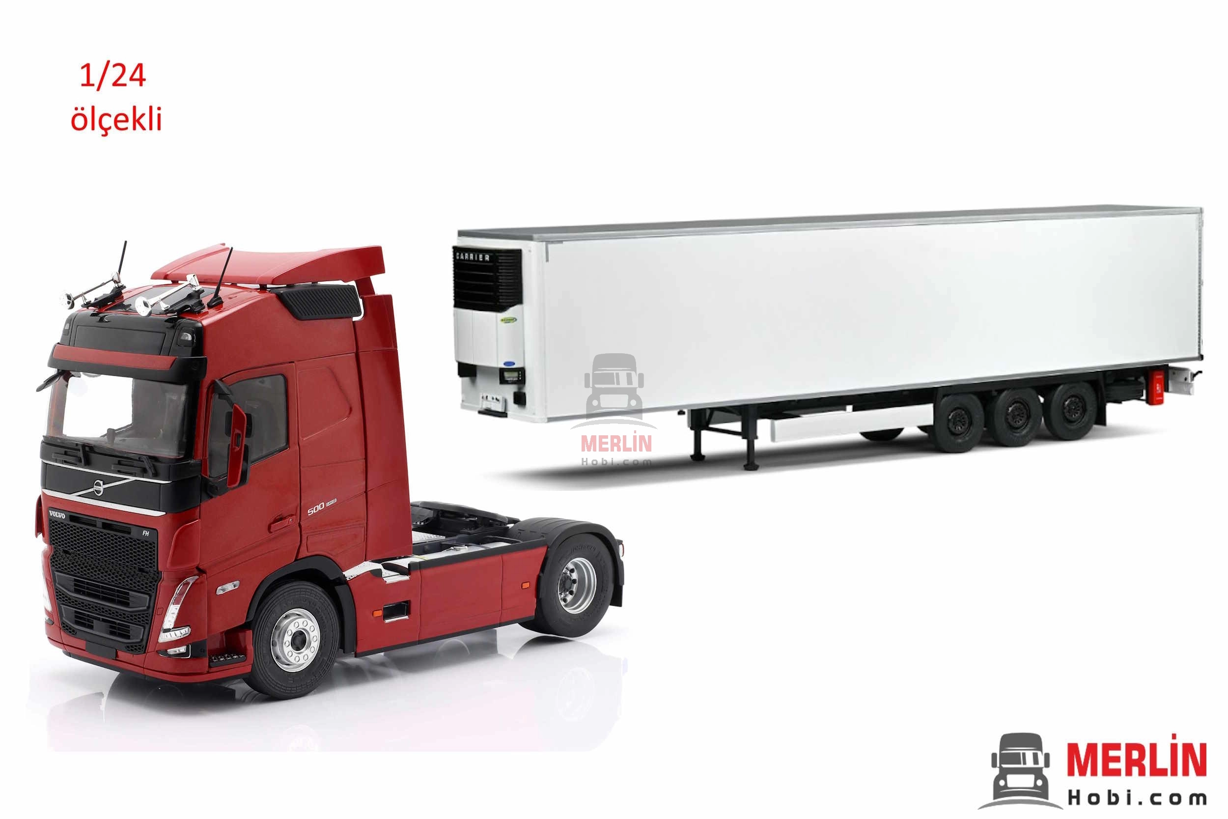 1/24 Volvo FH5 XL 500 + Soğutuculu Treyler – Solido