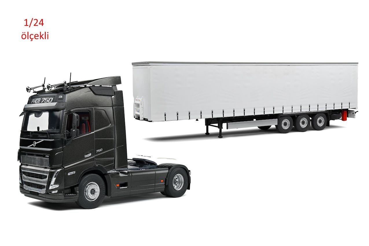 1/24 - Volvo FH16 XL 750+ Tenteli Treyler – 2023 - Merlin Hobi