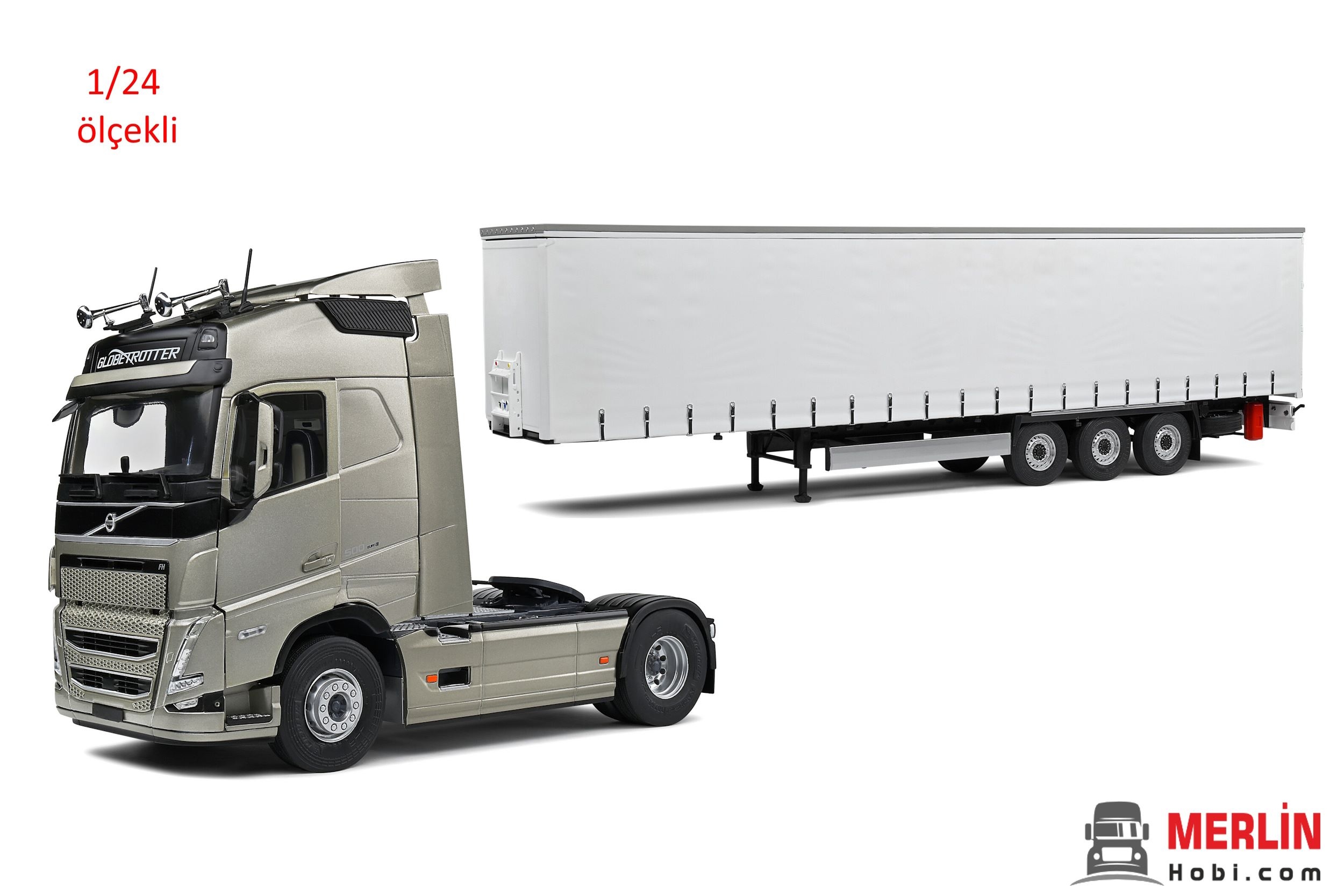 Volvo FH16 XL 500 + Tenteli Treyler – 2023 - Merlin Hobi