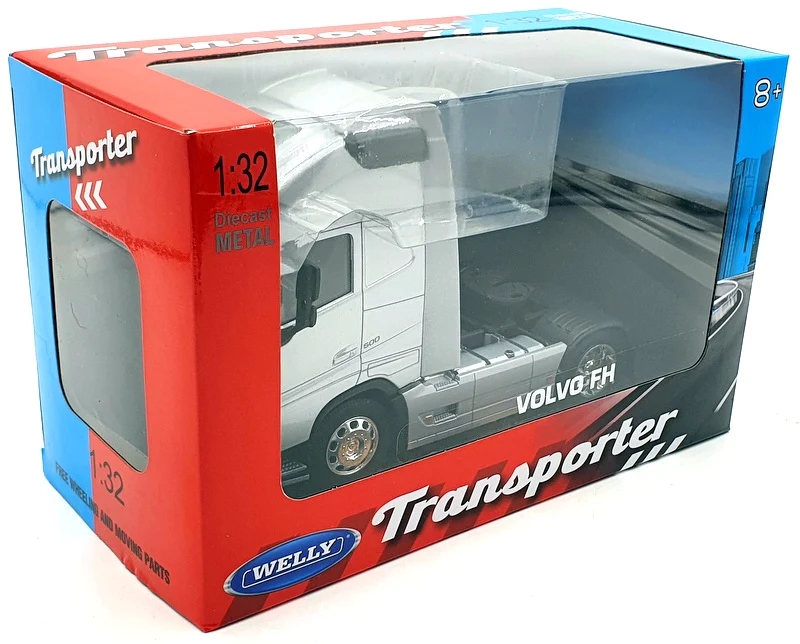 1/32 - VOLVO FH4 FH500 4x2  GRİ RENK Tır Çekici - welly